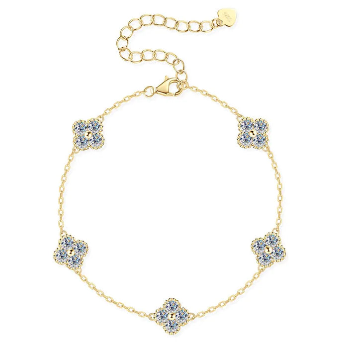 Pulseira de Prata 925 - Trevo