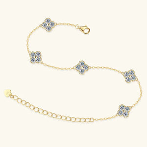 Pulseira de Prata 925 - Trevo