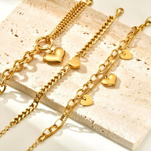Carregar imagem no visualizador da galeria, Pulseiras Douradas - Aço Inoxidável
