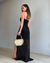 Carregar imagem no visualizador da galeria, Vestido do Verão - Malha de Crochê

