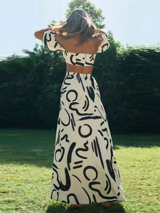 Conjunto Top e Saia - Print Exclusivo