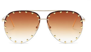 Óculos de Sol Aviador Design Rebite