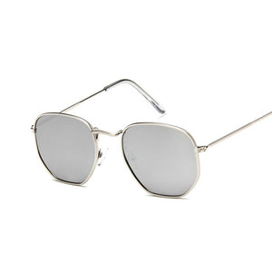 Óculos de sol designer Irregular Moda Verão